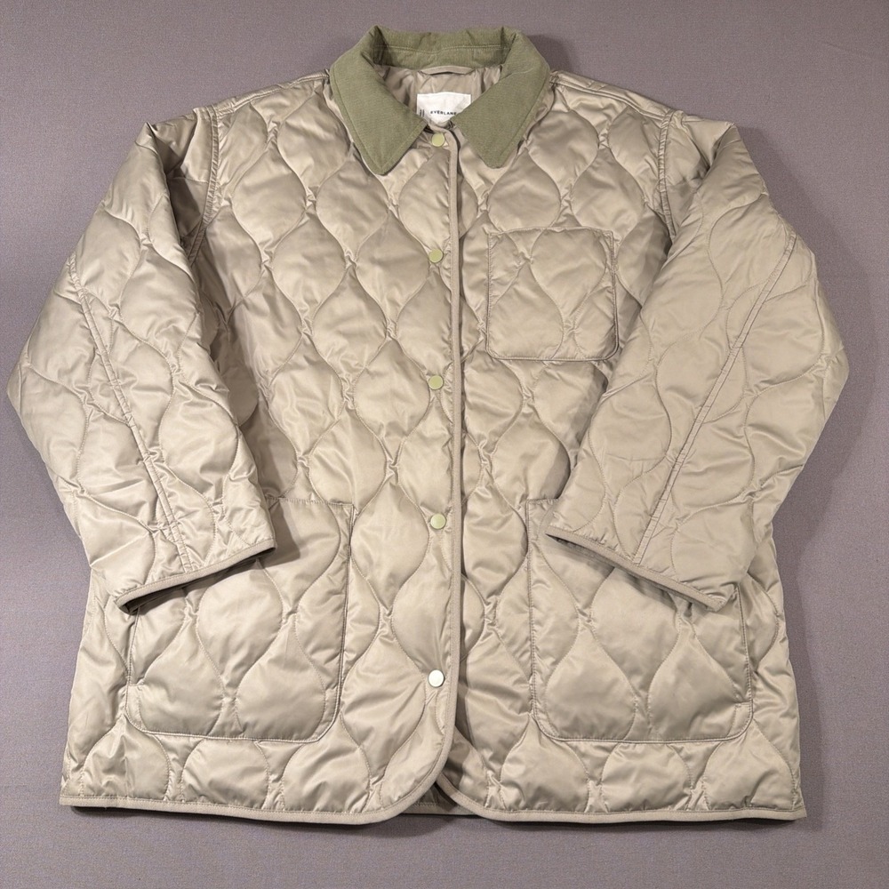 Everlane The Quilted Ranch Jacket in Eucalyptus in Sz XL